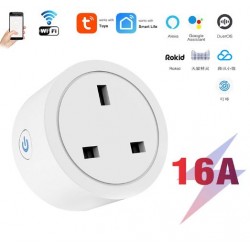 Tuya Smart Plug WiFi Socket UK works with Alexa Google Assistant Voice Control